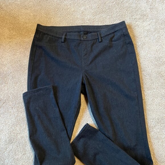 Uniqlo Gray Elastic Waist Pull-On Pants – Size XL, Great Condition - Picture 1 of 8